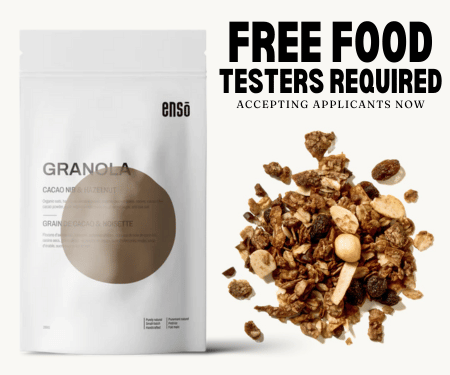Get a Free Bag of Enso Cacao Nib and Hazelnut Granola