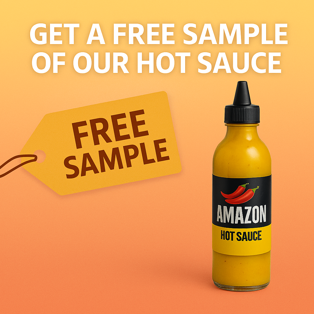 Get Amazon Pepper Hot Sauce for Free