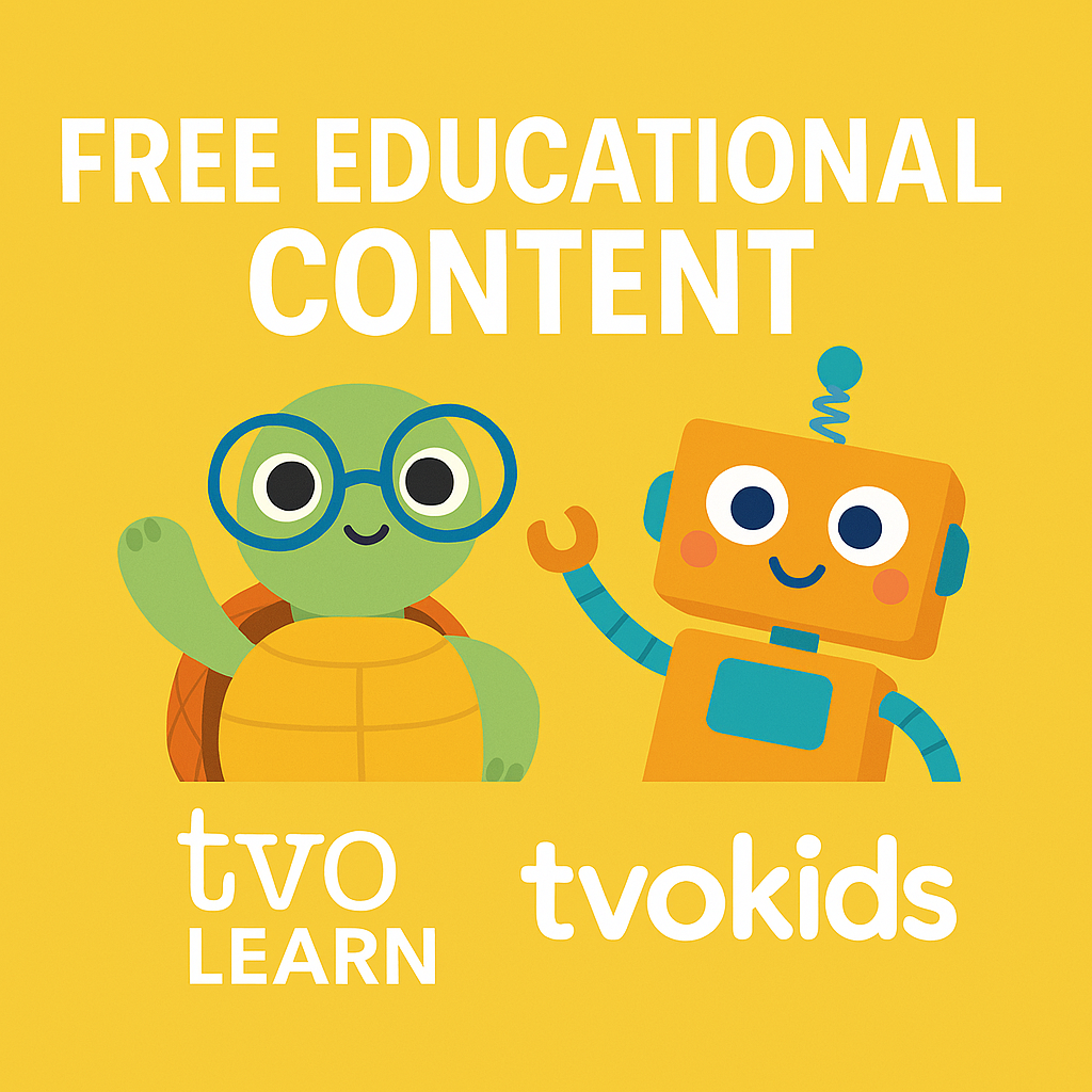 Free Educational Content for Kids: Discover TVO Learn & TVOKids (Ontario-Based, Open to All)